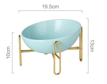 Luxury Ceramic Raised Pet Bowl