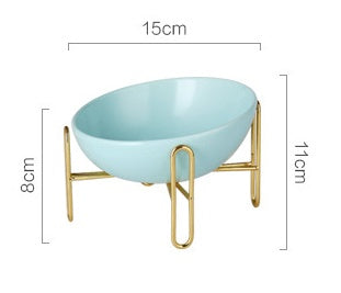 Luxury Ceramic Raised Pet Bowl