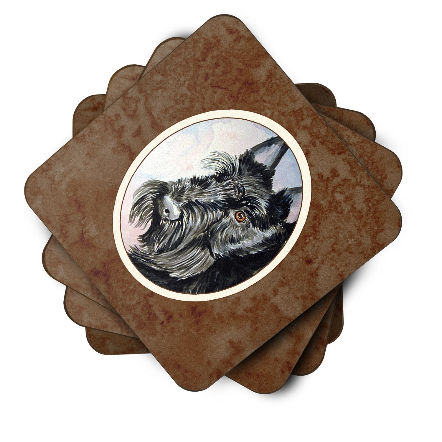 Scottish Terrier Foam Coaster  7047FC