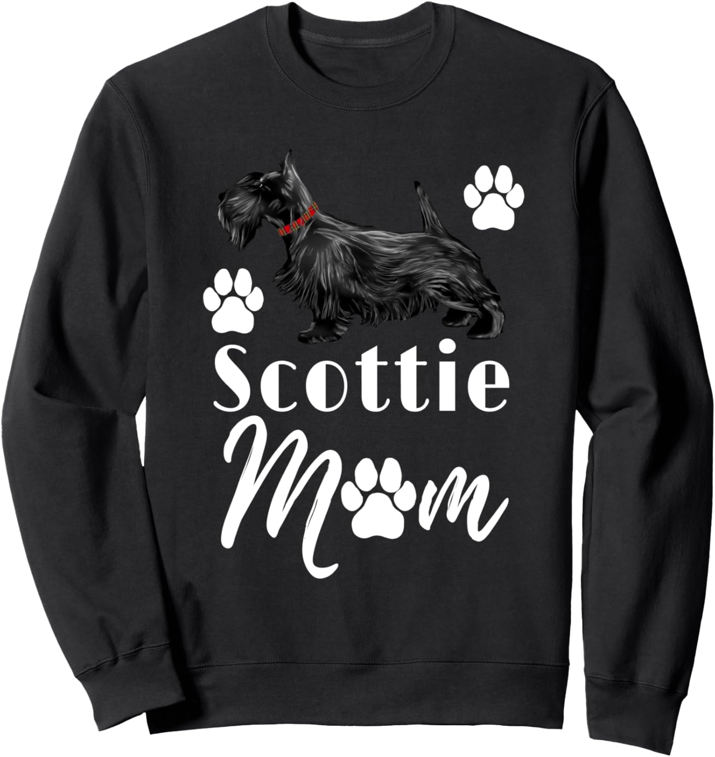 Scottish Terrier Scottie Dog Mom Sweatshirt