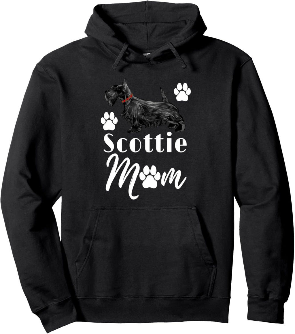 Scottish Terrier Scottie Dog Mom Pullover Hoodie