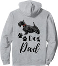Scottish Terrier Scottie Dog Dad Pullover Hoodie