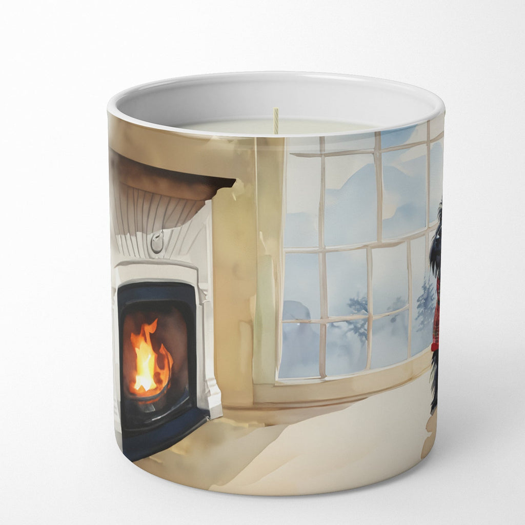 Scottish Terrier Cozy Christmas Decorative Soy Candle
