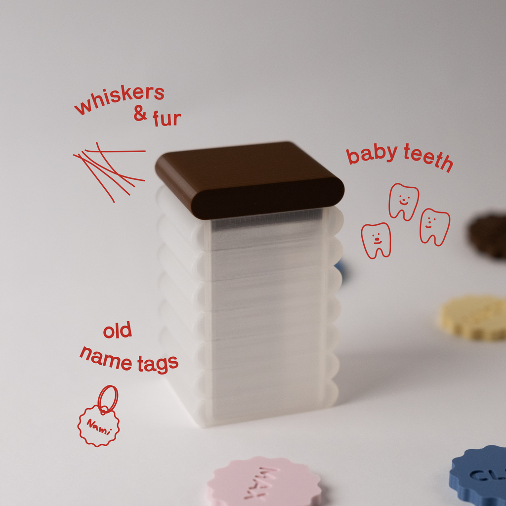 The Nami Jar – Modern Pet Memory Jar